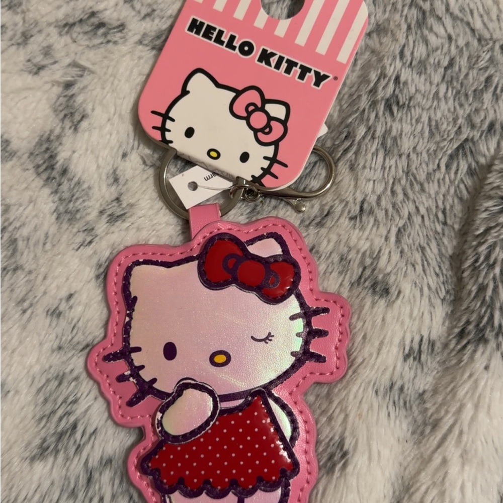 Hello Kitty Pink Leather Charm